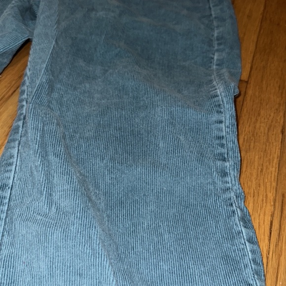 Roxy slightly flared light turquoise Corduroy pants - Picture 2 of 4